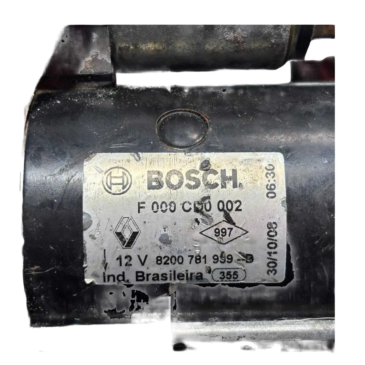 Motor Partida Arranque Logan Sandero Megane 1.6 (Usado) — imagem 3