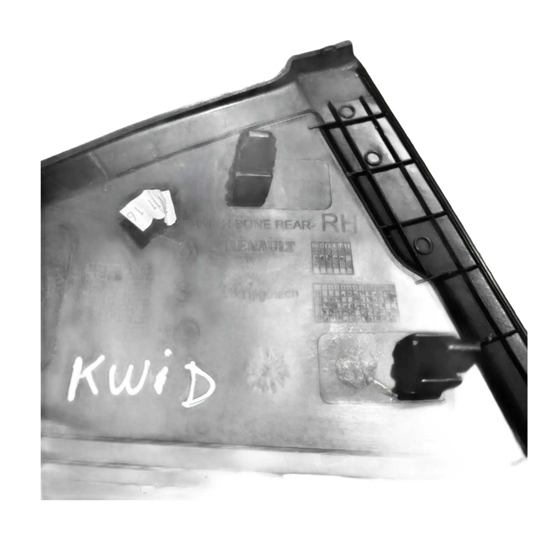 Moldura Vidro Porta Traseira Direita Kwid Novo 822343455r — imagem 2