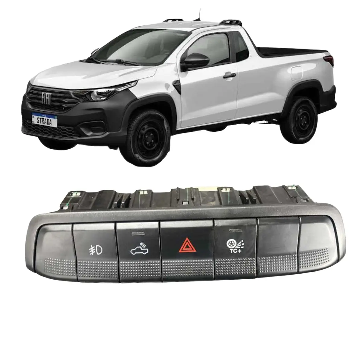 COMANDO COM ALERTA FIAT STRADA — imagem 2