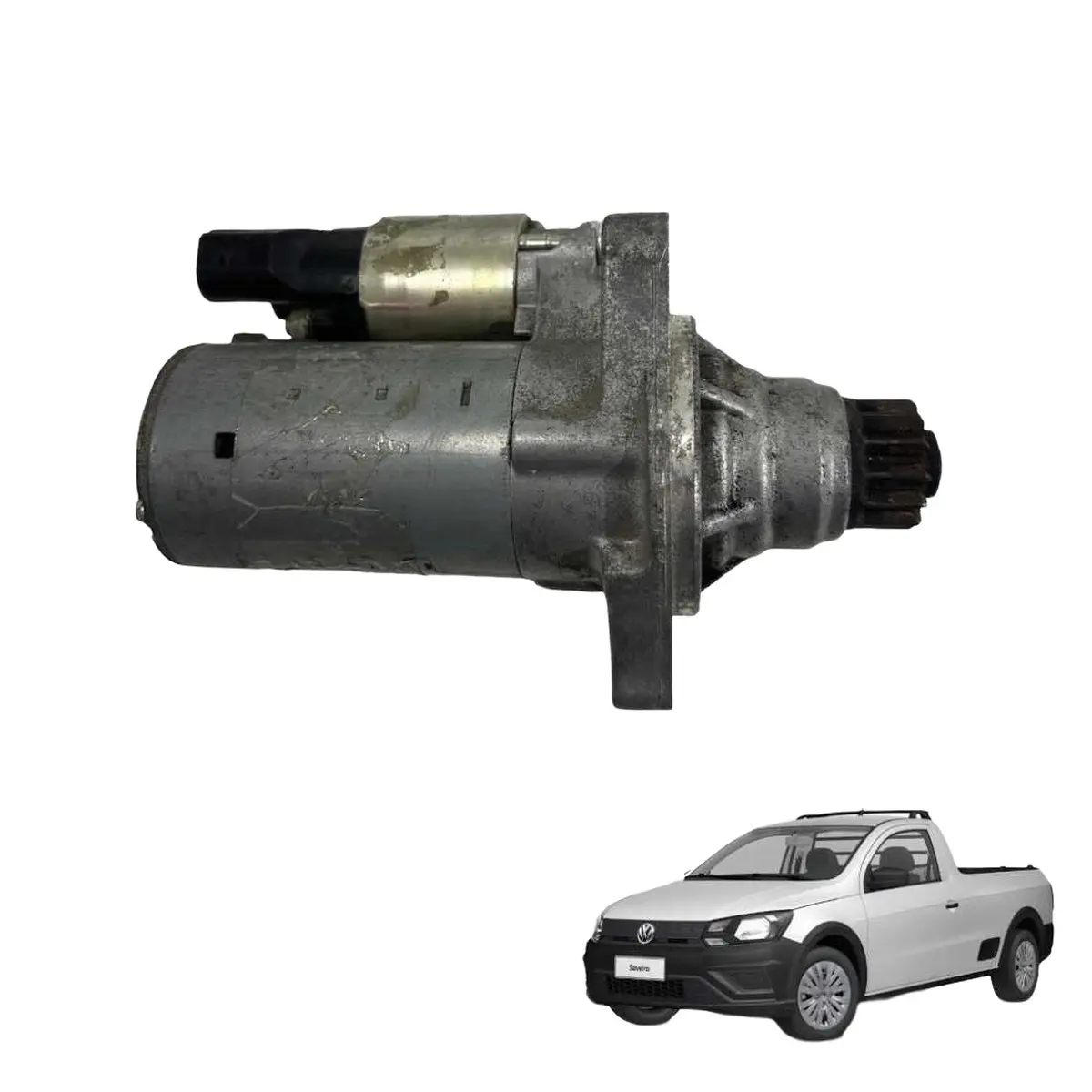 Motor De Partida Novo Gol/up Vw Denso - 02m911021f — imagem 2