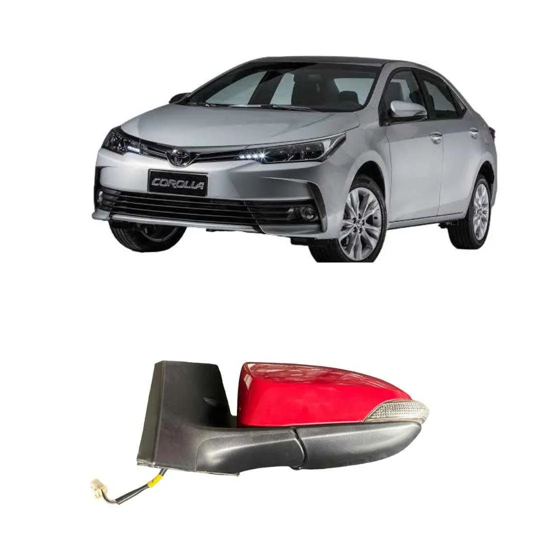 RETROVISOR COM PISCA RETRÁTIL TOYOTA COROLLA ESQUERDO