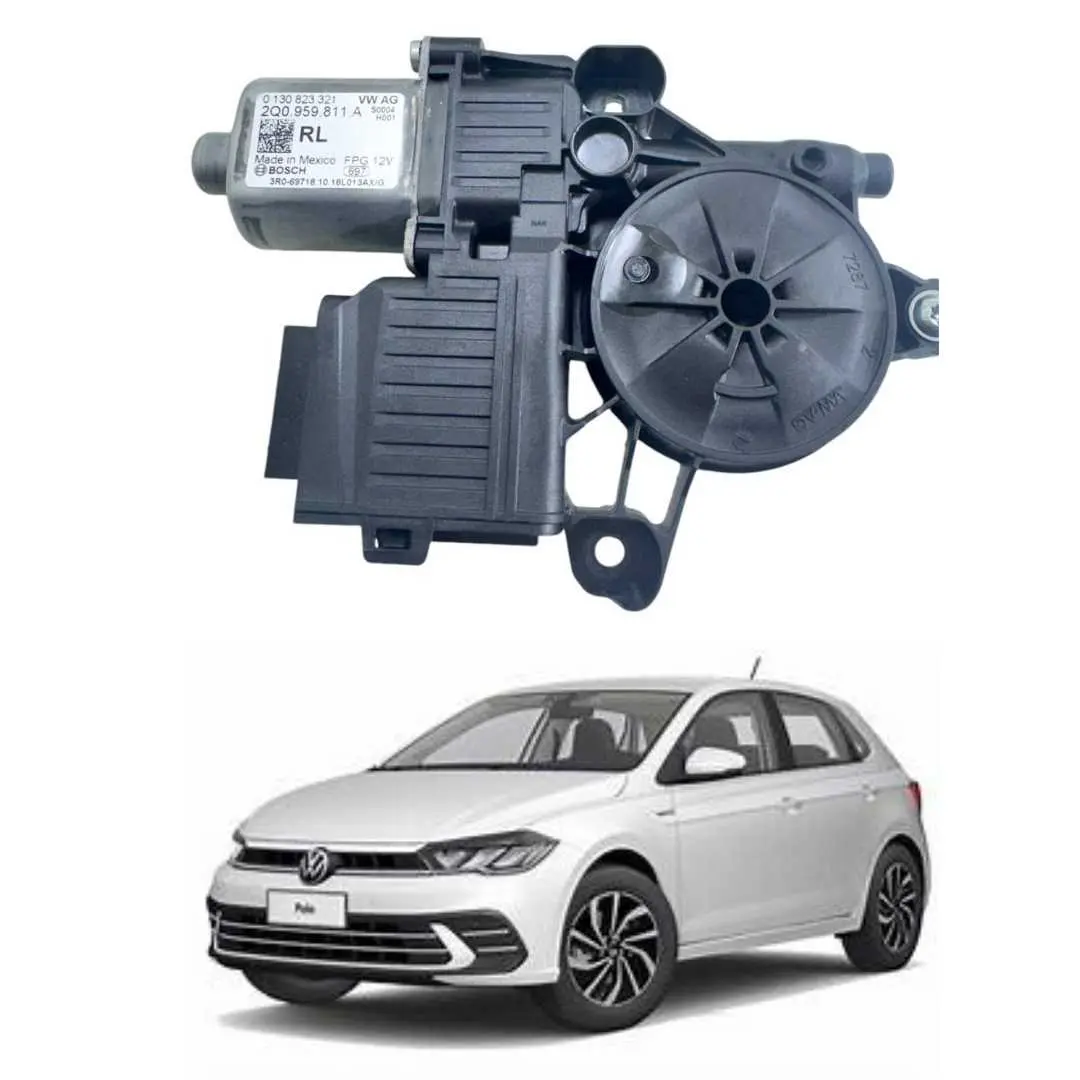 Motor De Vidro Traseiro Esquerdo Polo 2020