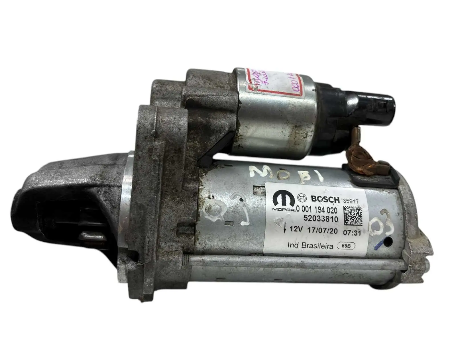 Motor De Partida Para Argo Mobi Strada FIAT cronos 2021
