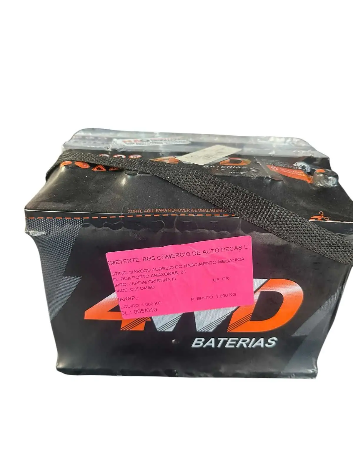 BATERIA 4WD NOVA 1 ANO DE GARANTIA