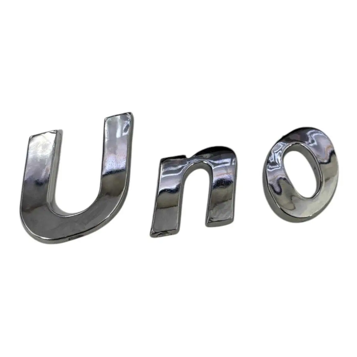 Emblema Letreiro Mala Nome Fiat Uno 2004 A 2010 Cromado