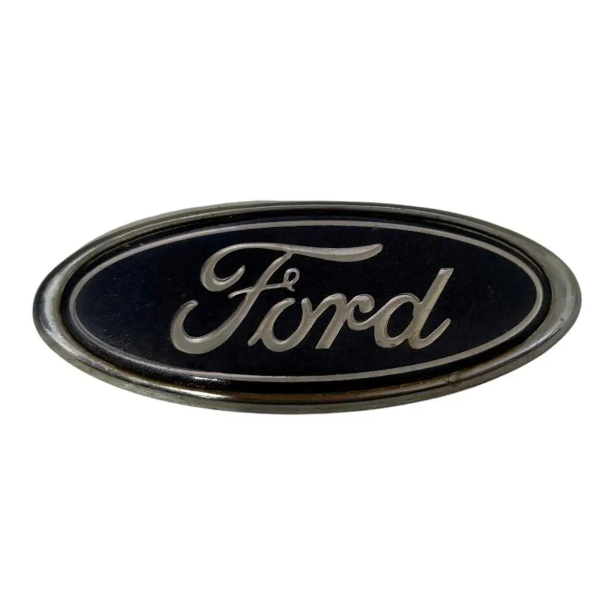 EMBLEMA LOGO MARCA FORD OVAL ORIGINAL USADO AZUL