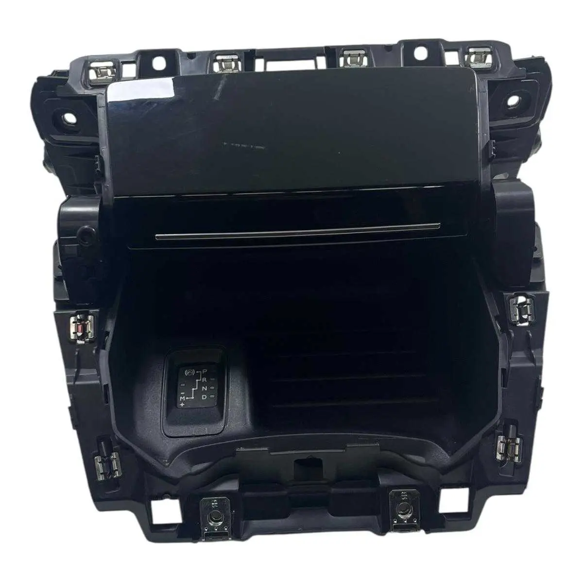 Porta Objeto Peugeot 208 Black piano com carregador de indução 2021/2023