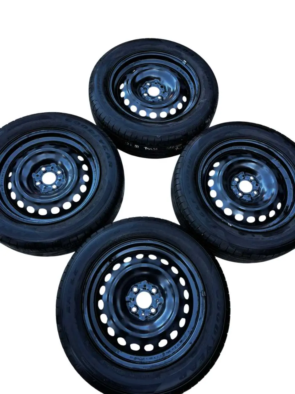 Jogo de Rodas de Ferro Fiat Pulse 195/60/16