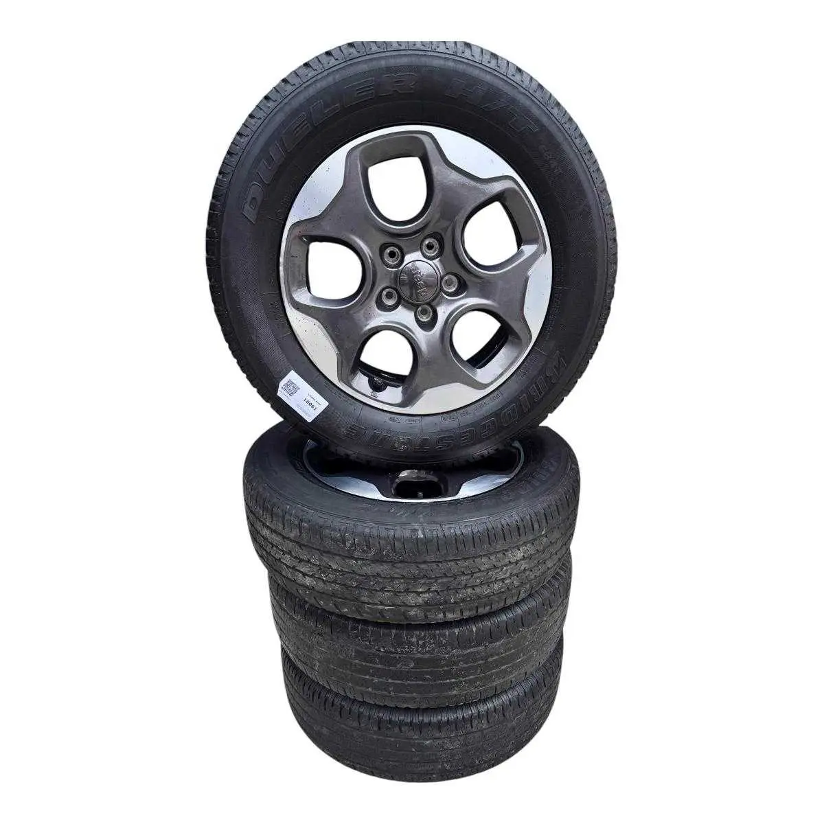 Jogo de rodas jeep renegade sport pneus bridgestone