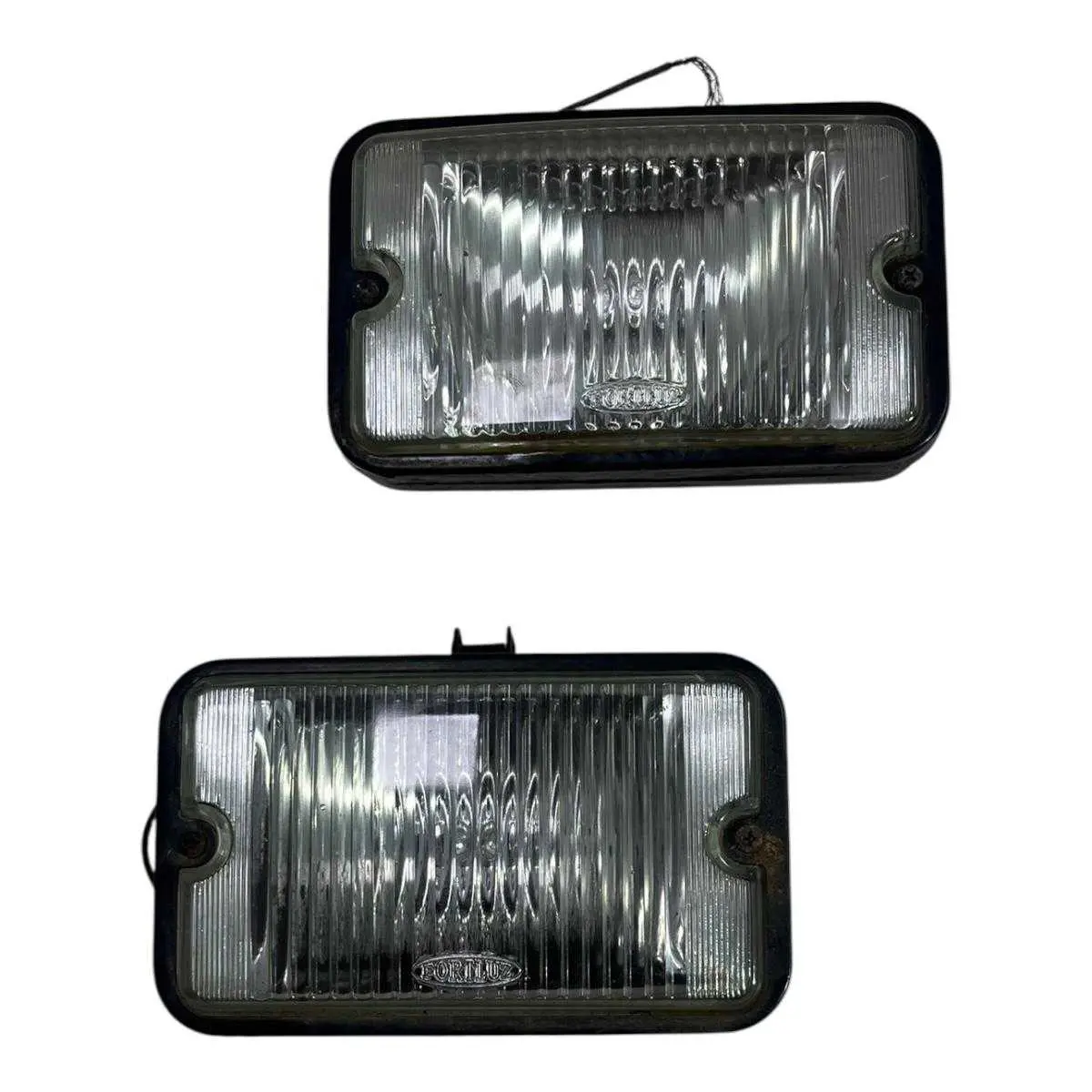 PAR FAROL MILHA PARATI G1 QUADRADA ORIGINAL USADO