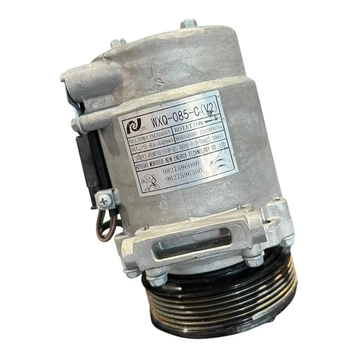 Compressor Ar Peugeot 208 / 307 / Citroen C3 / C4 wxq085c