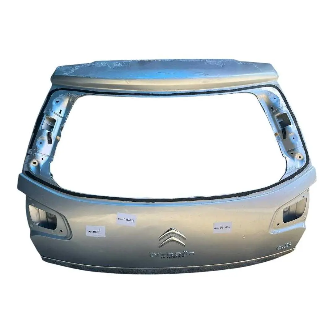 TAMPA TRASEIRA CITROEN C3 2016 COM ALGUNS AMASSADOS PRATA