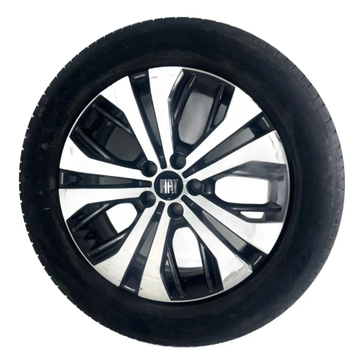 RODA FIAT TORO PNEU PIRELLI 225/60 ARO 18 COM RISCOS