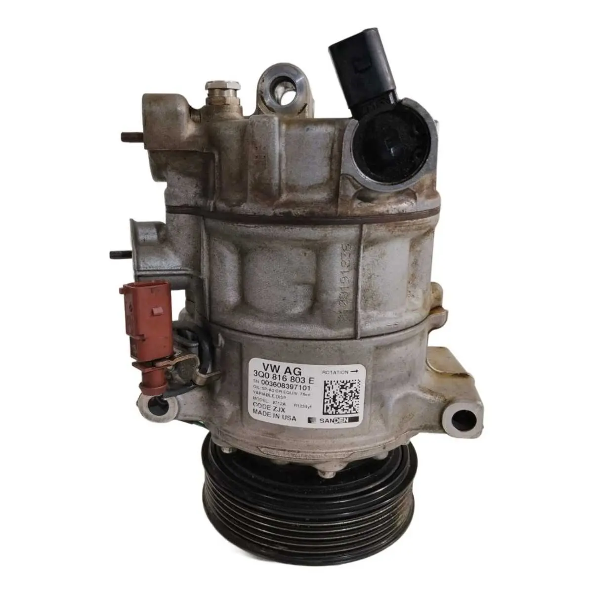 Compressor Volkswagwn Nivus Polo Tcross 1.0 21/23 3q0816803e